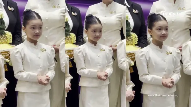 "น้องวีจิ" ในวัย 7 ขวบ ร่วมถวายพระพร มารยาทงามสมเป็นลูกพ่อหนุ่ม "น้องวีจิ" ในวัย 7 ขวบ ร่วมถวายพระพร มารยาทงามสมเป็นลูกพ่อหนุ่ม