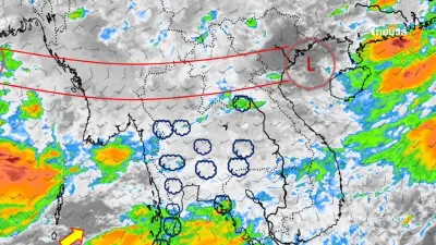 อุตุฯ เตือนรับมือฝนตกหนักถึงหนักมาก กทม. วันนี้มีฝนฟ้าคะนอง 60%