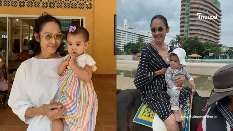 คุณย่านก รัชนก เผยภาพสุดอบอุ่นคู่ หลานสาวตัวน้อยสุดจิ้มลิ้ม