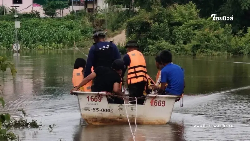 นรข. ลุยแม่น้ำโขง-มูลล้นตลิ่ง สั่งเกาะติดสถานการณ์น้ำหนุนท่วมฉับพลัน