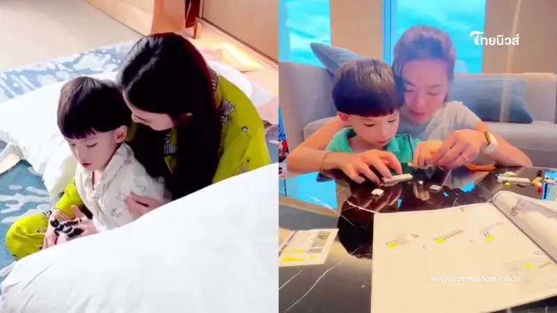 มุมอบอุ่นของ  ดิว อริสรา  เผยโมเมนต์น่ารักกับลูกๆ พร้อมคำสุดซึ้ง