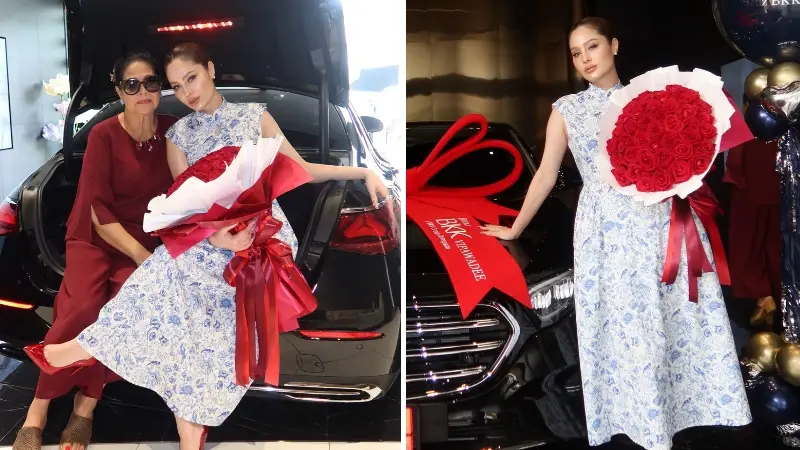 ยินดี "ขวัญ อุษามณี" ถอยรถหรูป้ายแดง แฟนๆ แห่ชมเลขทะเบียนสวย ยินดี "ขวัญ อุษามณี" ถอยรถหรูป้ายแดง แฟนๆ แห่ชมเลขทะเบียนสวย