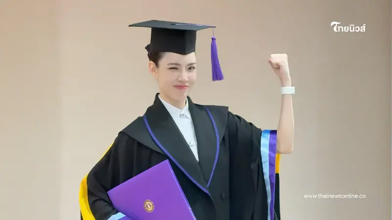 เกรซ กาญจน์เกล้า จบป.โท  ใช้เวลา 2 ปี พร้อมนำความรู้ช่วยเหลือสังคม