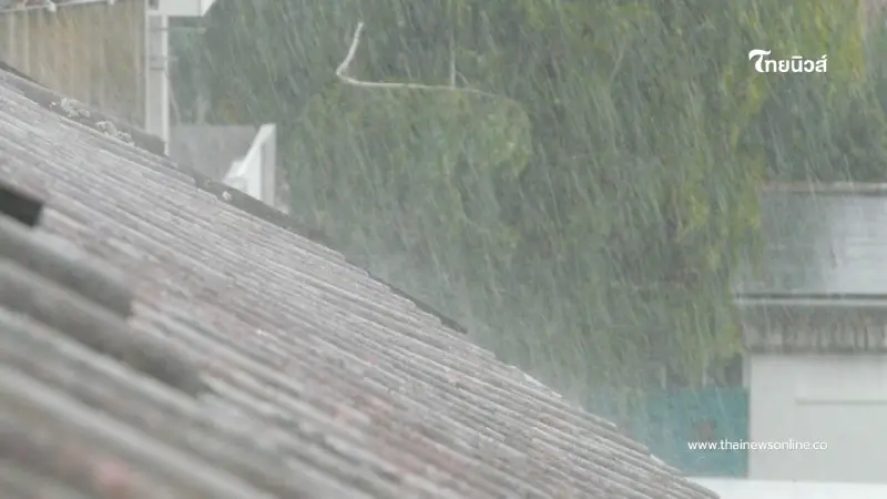 พยากรณ์อากาศวันนี้ เตือนฝนตกหนักลมกระโชกแรง หลายพื้นที่