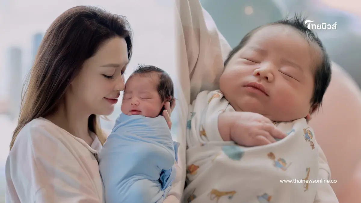 นางเอกสาว เผยโฉมหน้าลูกคนที่ 3 ชัดๆ จ้ำม่ำน่าฟัดแก้มมาก นางเอกสาว เผยโฉมหน้าลูกคนที่ 3 ชัดๆ จ้ำม่ำน่าฟัดแก้มมาก